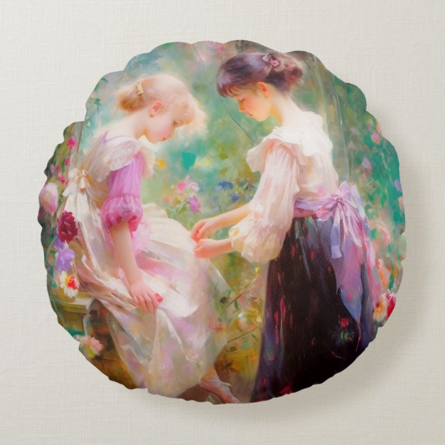 Friendship  round pillow (Front)