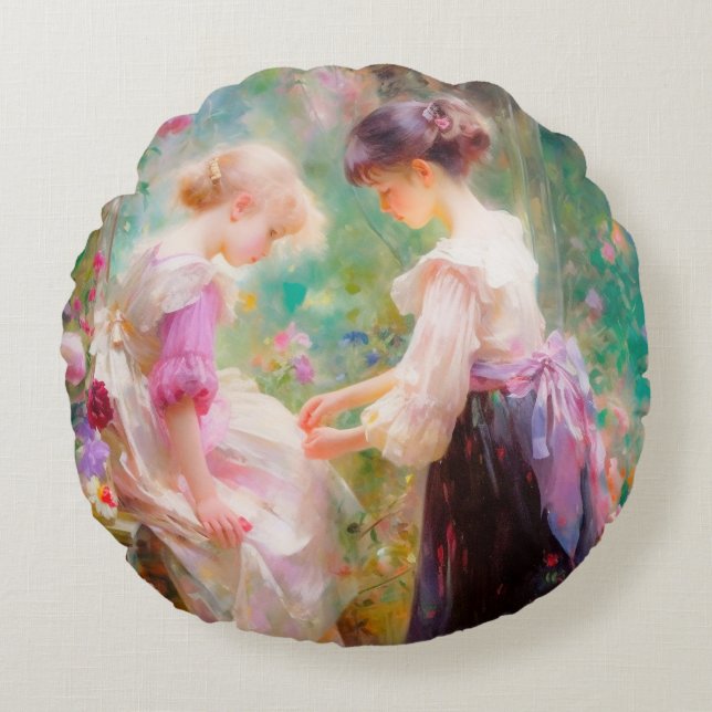 Friendship  round pillow (Front)
