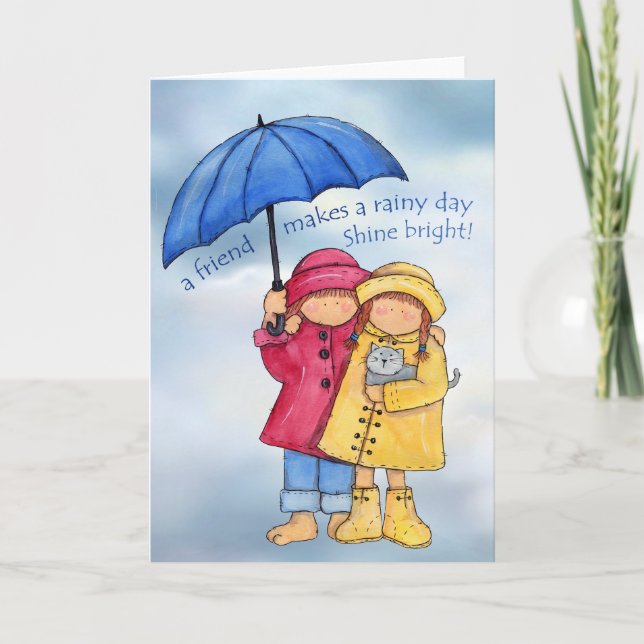 Friendship Shines Bright - Greeting Card (Front)