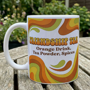 Friendship Tea Mix Recipe Groovy Retro Style Coffee Mug