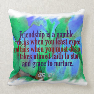 Friendship Throw Pillow