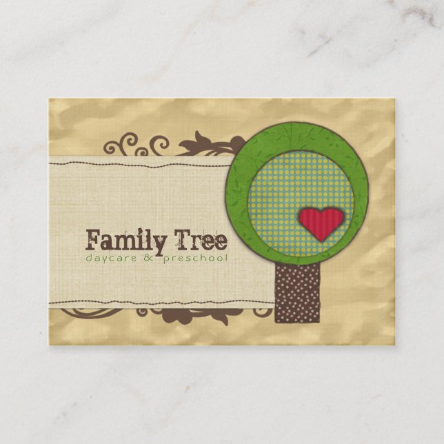 Friendship Tree Chubby Cartes de visite (Devant)