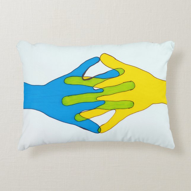 Friendship True Accent Pillow (Front)