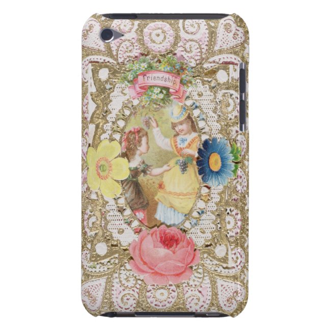 Friendship, Valentine card, c.1870 (colour litho o iPod Touch Case (Back)