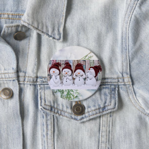 Friendship Warms A Cold Day 3 Inch Round Button