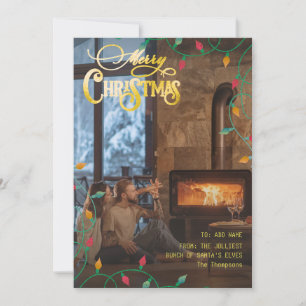 Friendsmas Jolliest Bunch Christmas Holiday Family Card