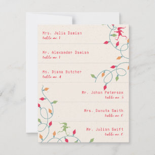 Friendsmas Jolliest Bunch Christmas Place Cards