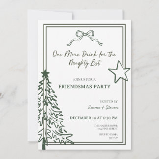Friendsmas Party Invitation