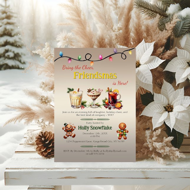 Friendsmas Party Invitation – Fun & Festive (Creator Uploaded)
