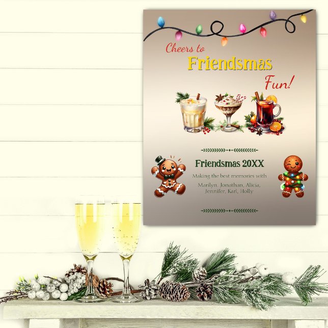 Friendsmas Party Poster (Creator Uploaded)