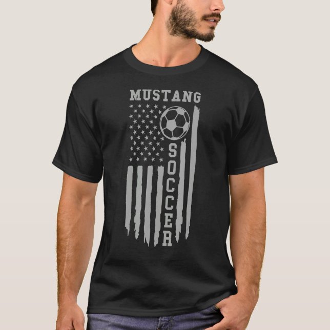 Friendswood Mustangs Soccer T-Shirt (Front)