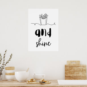 Fries and shine  poster