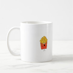 Fries, chips, hot chips themed coffee mug