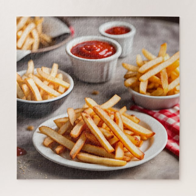 Fries & Ketchup Jigsaw Puzzle (Vertical)