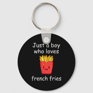 Fries Shirt Funny French Fries Lover Cool French F Keychain