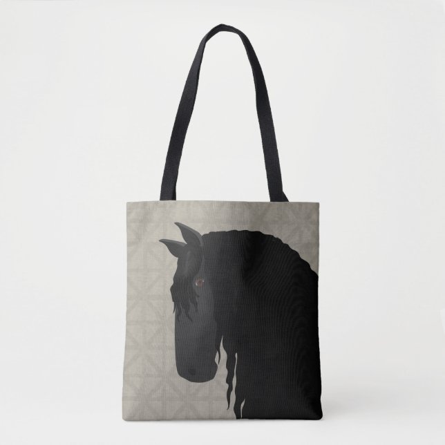 Friesian Allover Print Tote Bag (Front)