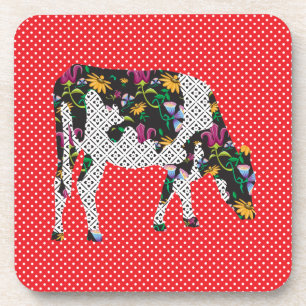 Friesian cow, Friese koe Coaster