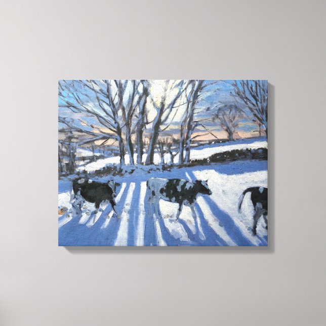 Friesian Cows 2009 Canvas Print (Front)