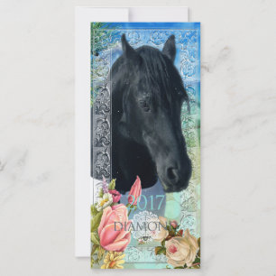 Friesian DIAMOND ~ Carte Calendrier