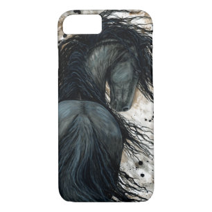 Friesian DreamWalker Horse by Bihrle Case-Mate iPhone Case