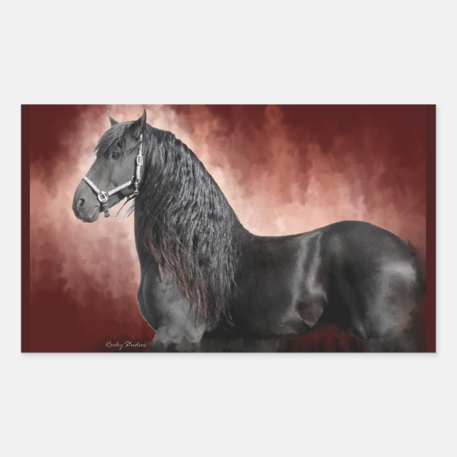 Friesian Fire Sticker (Front)