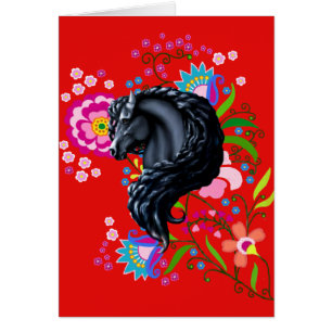 Friesian Folk, horse, black stallion