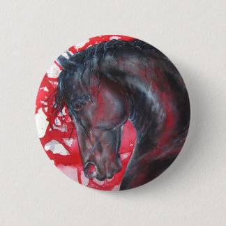 Friesian Fury Button Pin