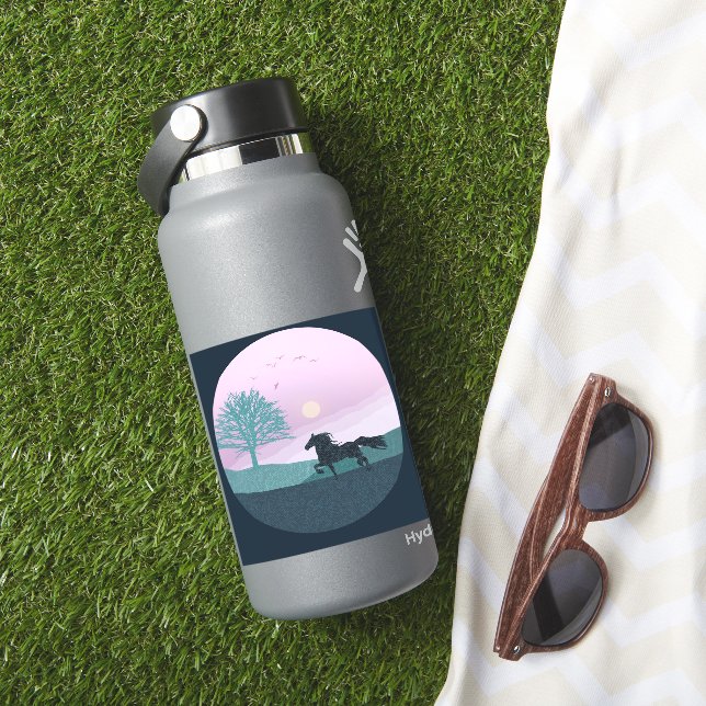 Friesian horse landscape  (HydroFlask Insitu)