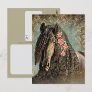 Friesian Horse - Postcard