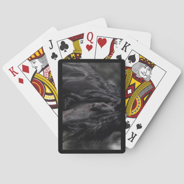 Friesian Image Playing Cards (Back)
