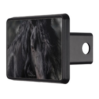 Friesian Image Trailer Hitch Cover