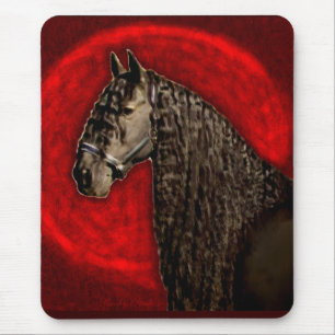 Friesian Portrait Mouse Pad