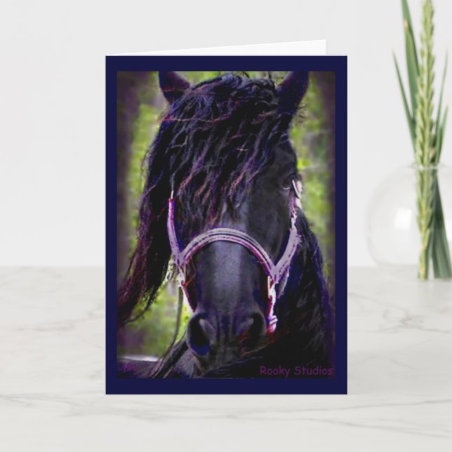 Friesian Stallion Card (Front)