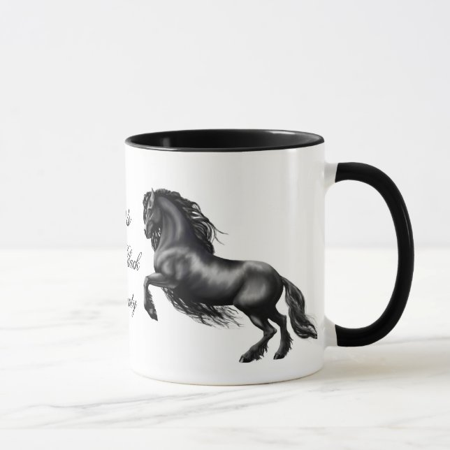 Friesians, black letter mug (Right)