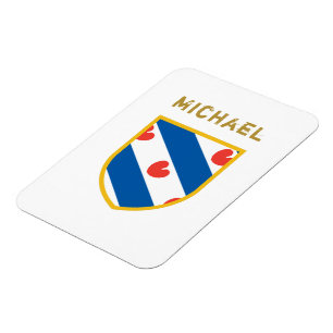 Friesland Flag Customized Magnet