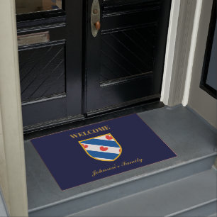 Friesland Flag Personalized Doormat