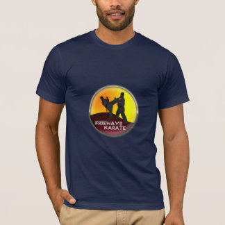 Frieways Karate T-shirt Men Blue