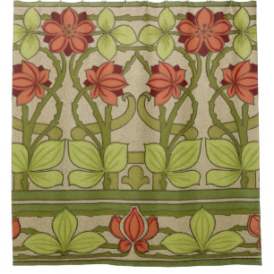 Frieze Border Art Nouveau Floral