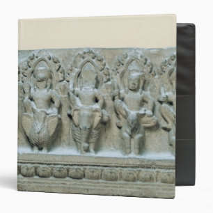 Frieze depicting nine divinities binder