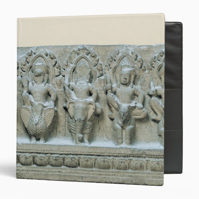 Frieze depicting nine divinities binder (Front/Inside)