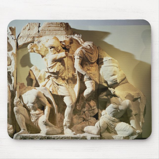 Frieze detail of a battle scene mouse pad (Front)