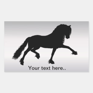 Frieze horse sticker