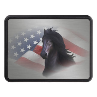 Frieze horse trailer hitch cover
