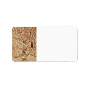 Frieze II by Gustav Klimt Label