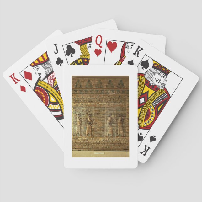 Frieze of archers of the Persian king's guard, fro Playing Cards (Back)