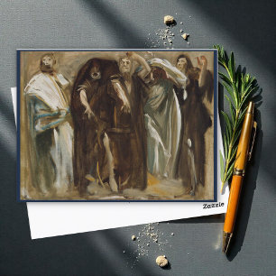 Frieze of the Prophets-study, Sargent   Postcard