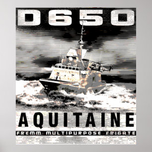 Frigate Aquitaine Poster Poster