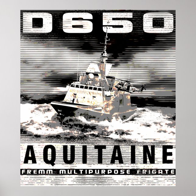 Frigate Aquitaine Poster Poster (Front)