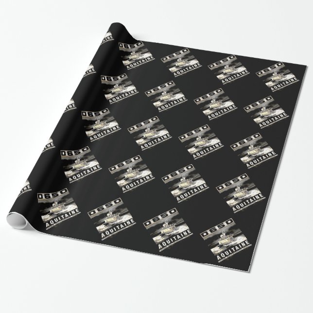 Frigate Aquitaine Wrapping Paper Wrapping Paper (Unrolled)
