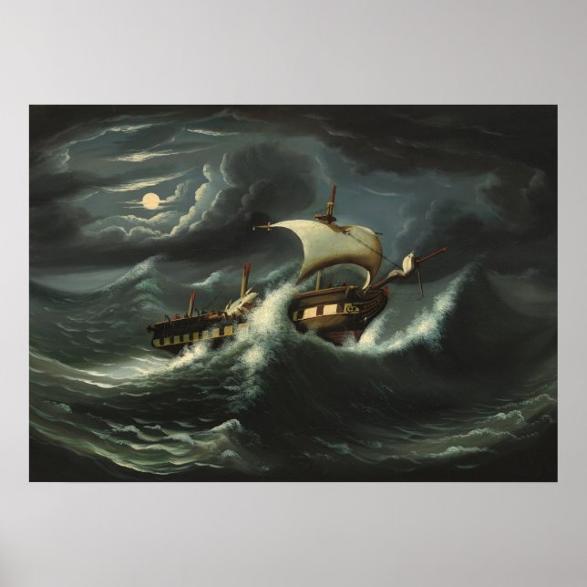 Frigate - Thomas Chambers Poster d'Art (Devant)